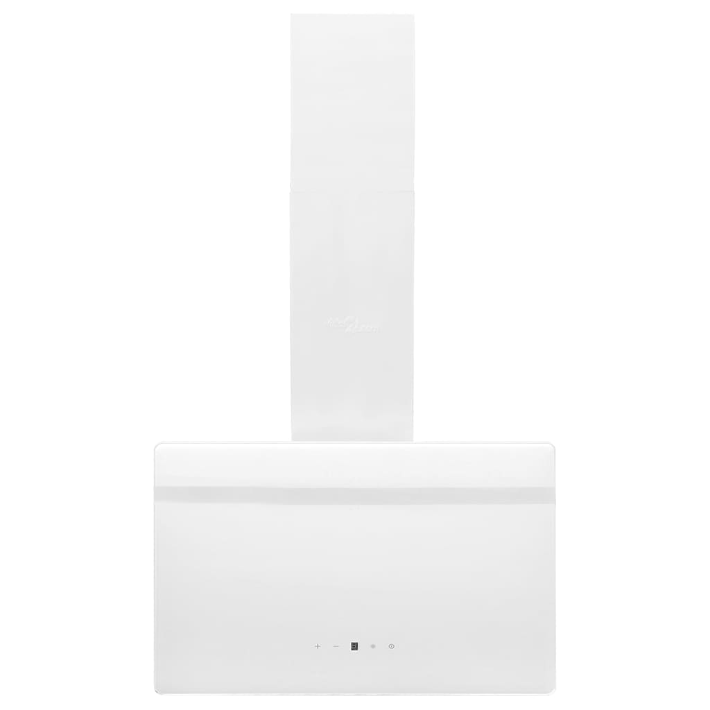 Cappuccio di estrattore a parete Vidaxl 60 cm in acciaio e vetro temperato