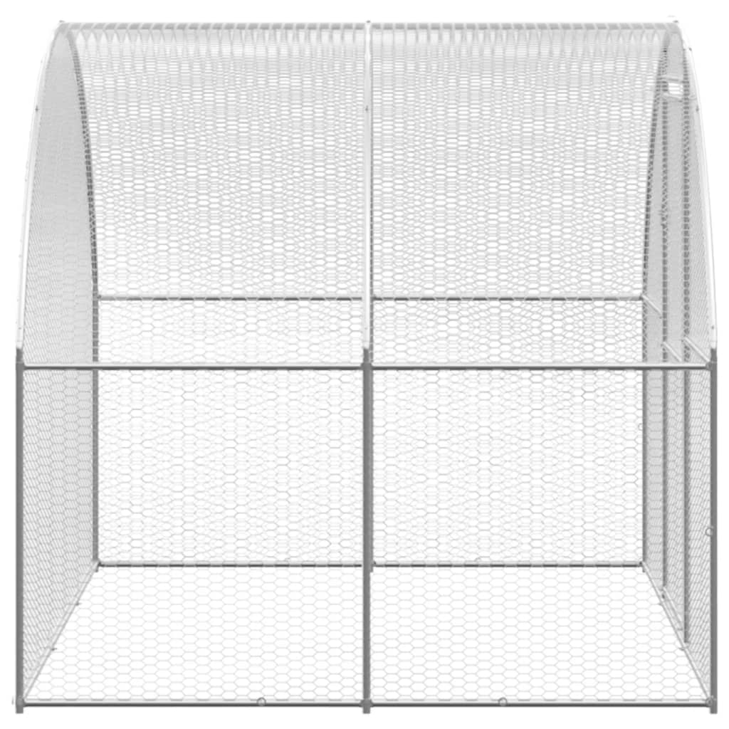 Vidaxl Chicken Run 3x2x2 m Acciaio zincato