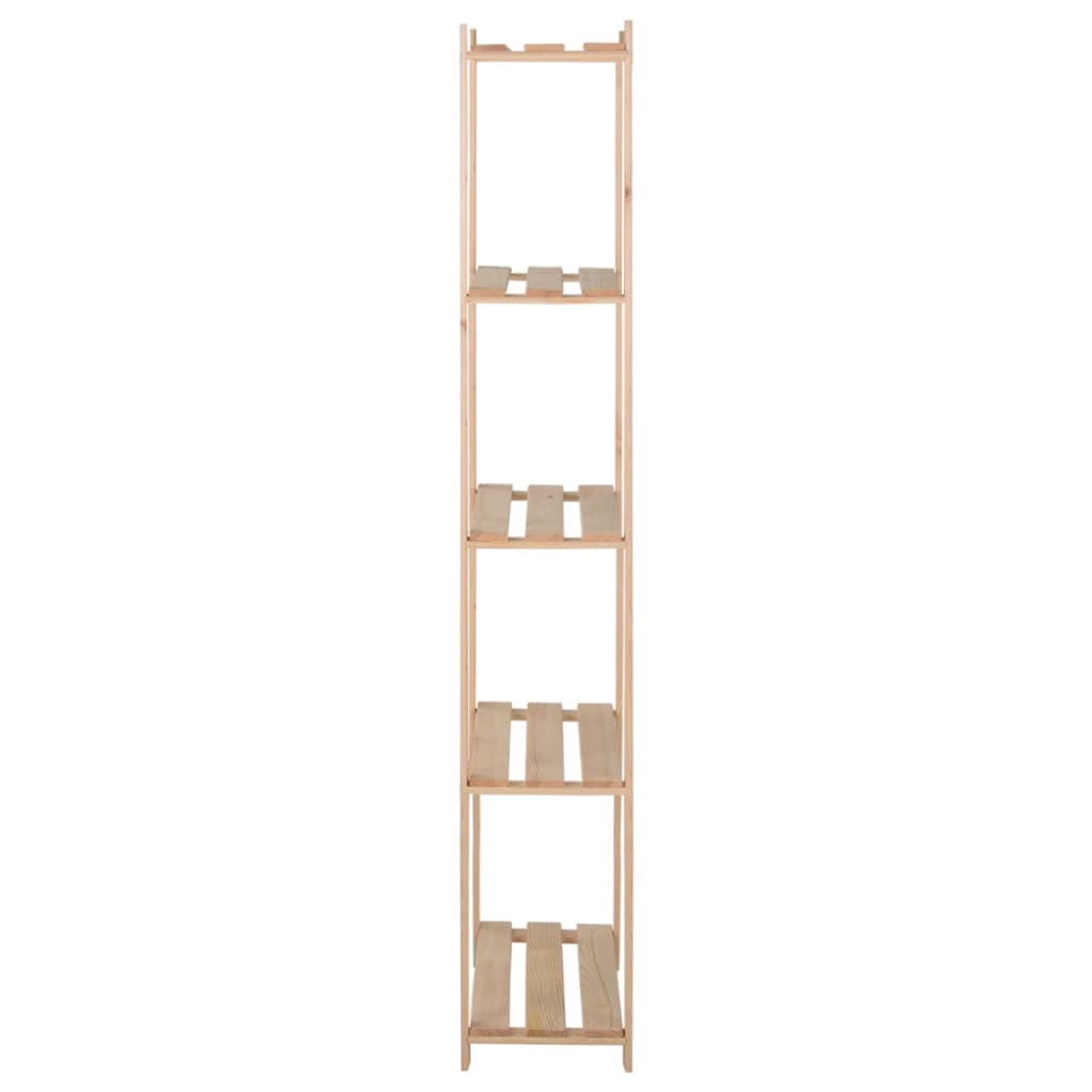Vidaxl Storage Rack a 5 strati 80x28.5x170 cm pino solido