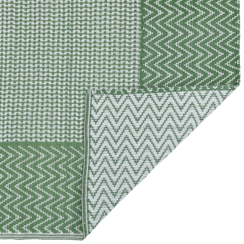 Vidaxl Outside Rug 140x200 cm Polypropene Green