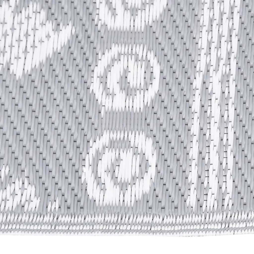 Vidaxl Outside Rug 160x230 cm Polypropene Gray