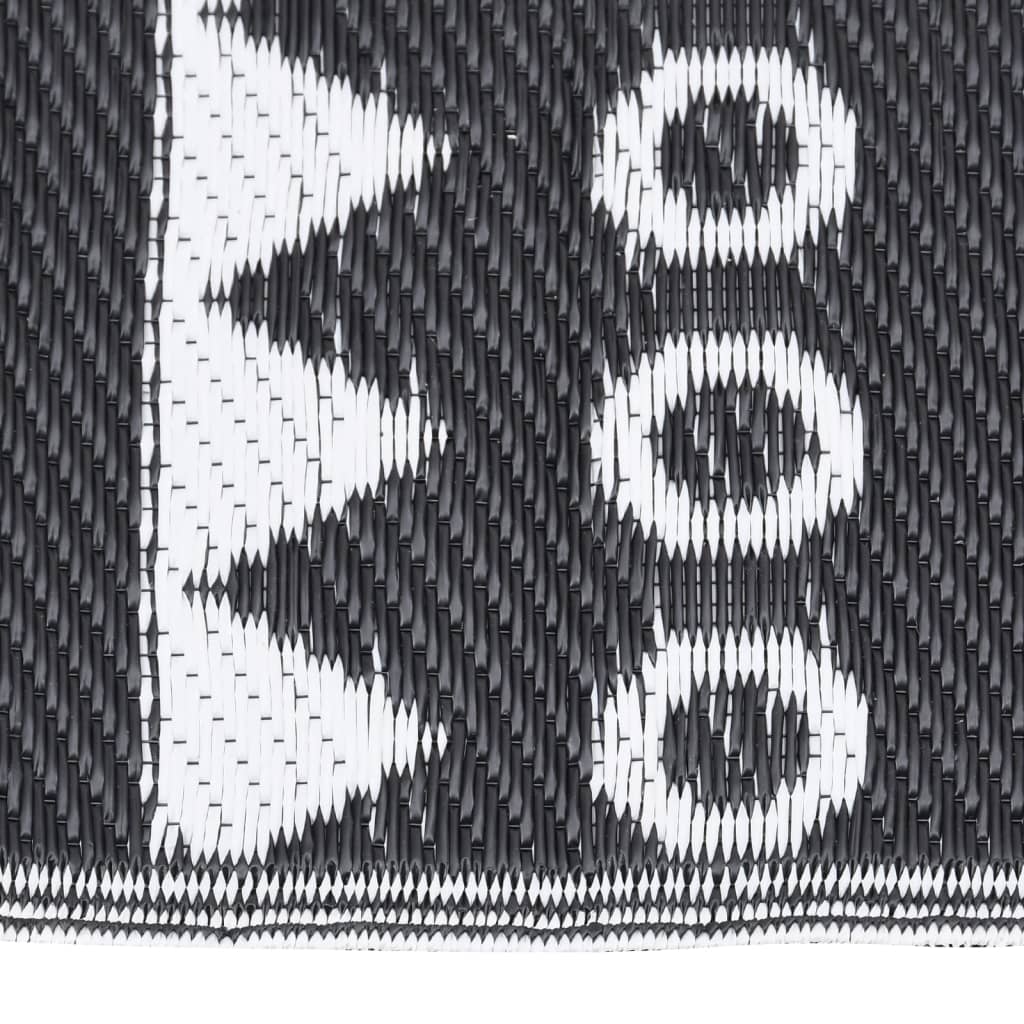 VIDAXL ESTERNO RAGGIO 80X150 cm Polypropene Nero