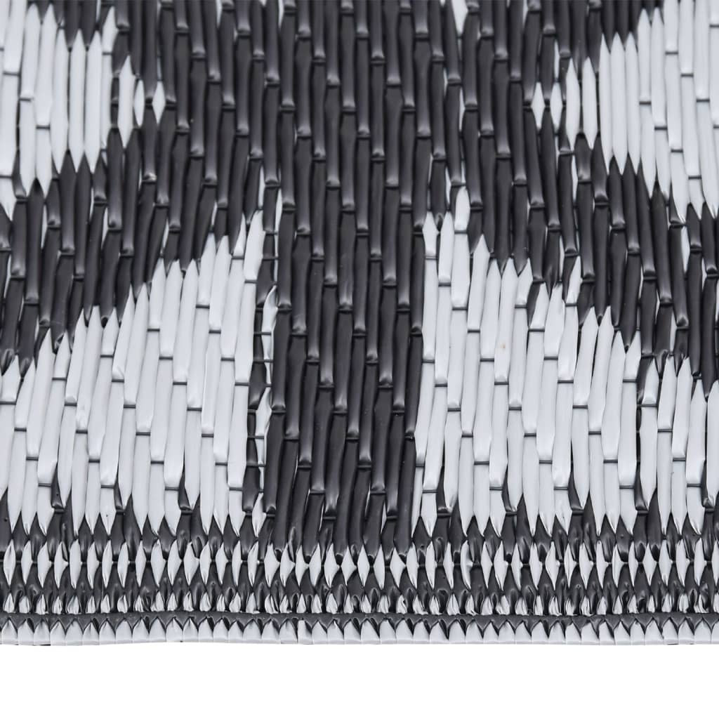 VIDAXL ESTERNO RAGGIO 80X250 CM Polypropene Nero