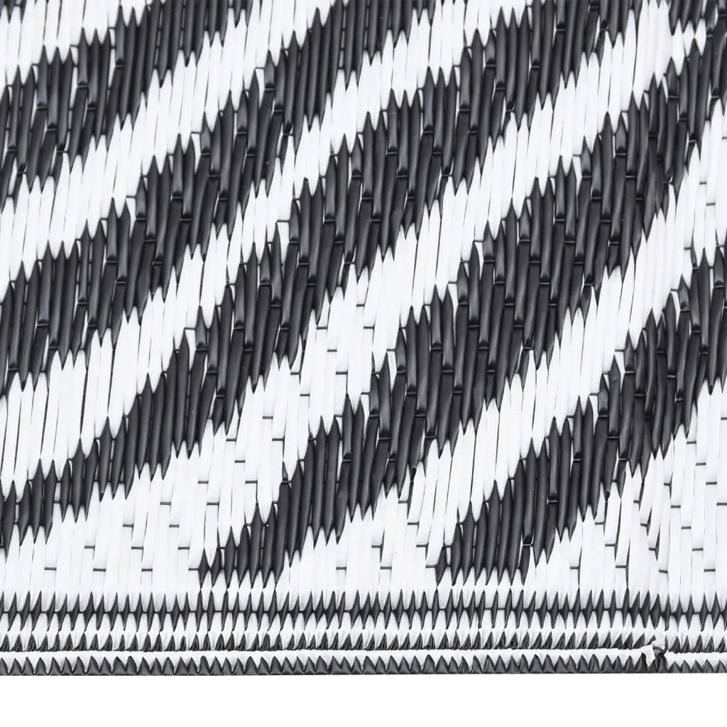 VIDAXL ESTERNO RAGGIO 80X250 CM Polypropene Nero