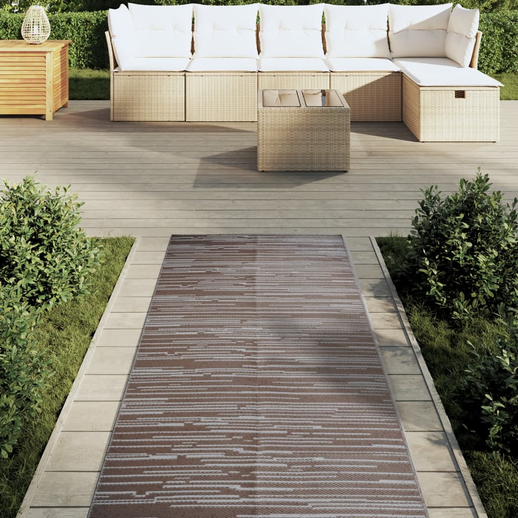 VIDAXL ESTERNO RAGGIO 80X250 CM Polypropene Brown