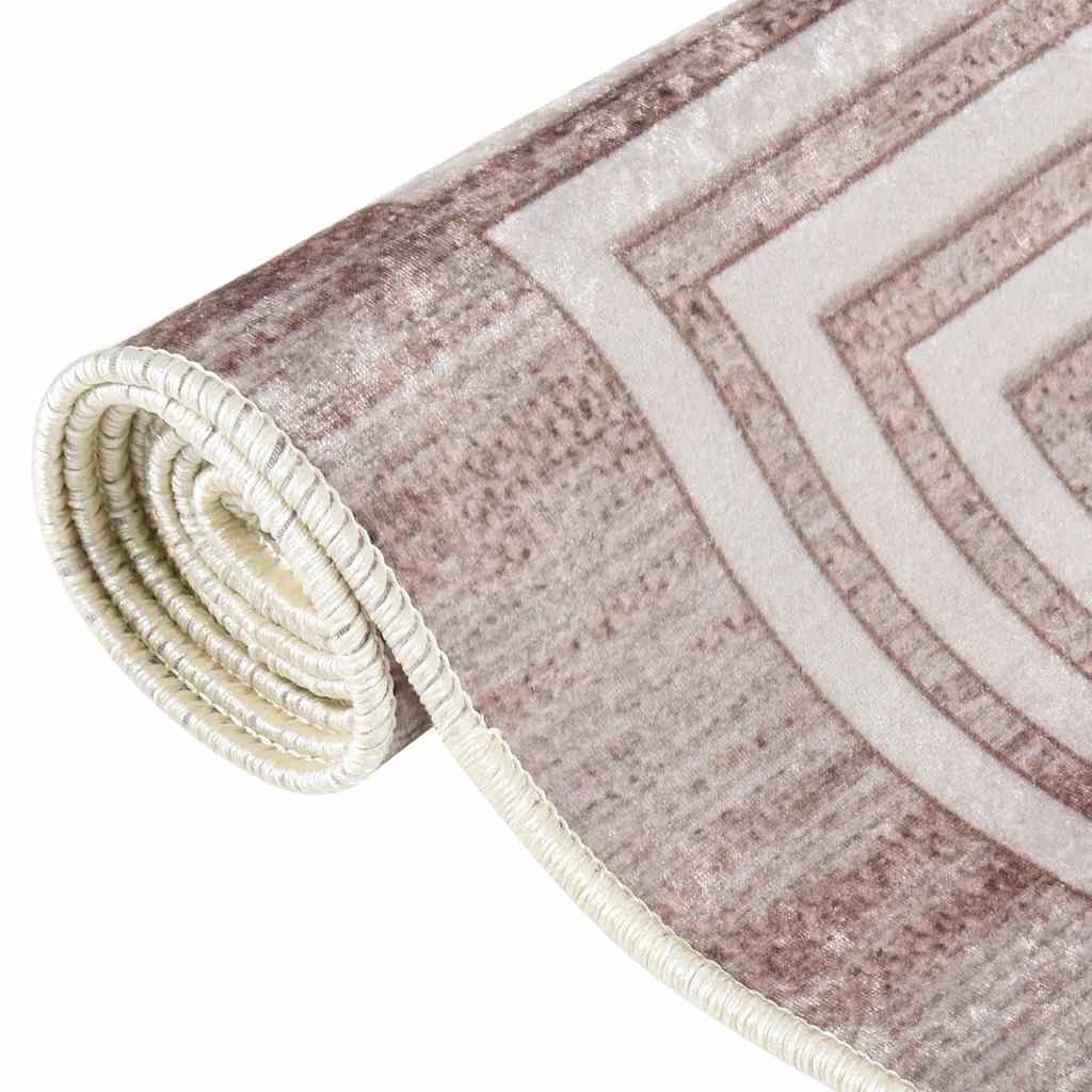 Tappeto vidaxl lavabile anti-slip 160x230 cm beige