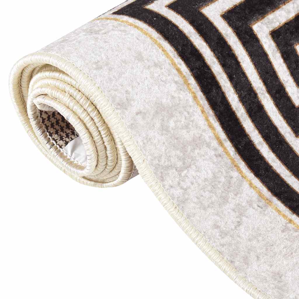 Tappeto vidaxl lavabile antiscivolo 80x150 cm beige
