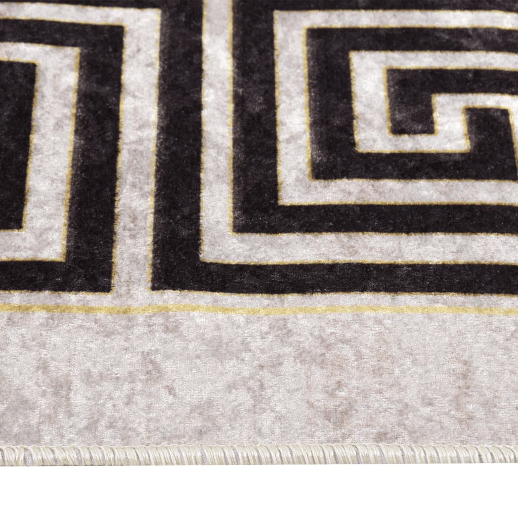 Vidaxl RUG LAVABLE ANTI-SLIP 160x230 cm beige ligero