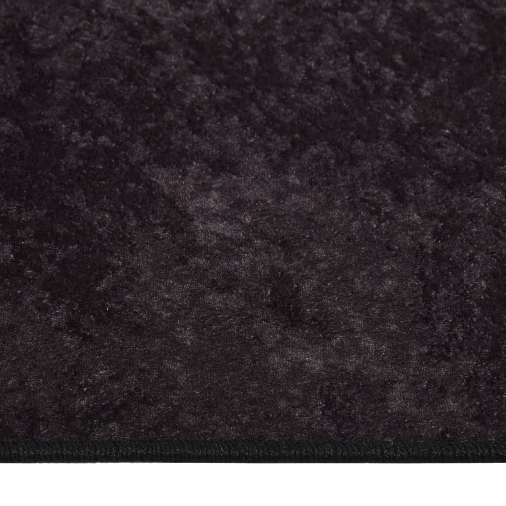Tappeto vidaxl lavabile antiscivolo 190x300 cm color antracite