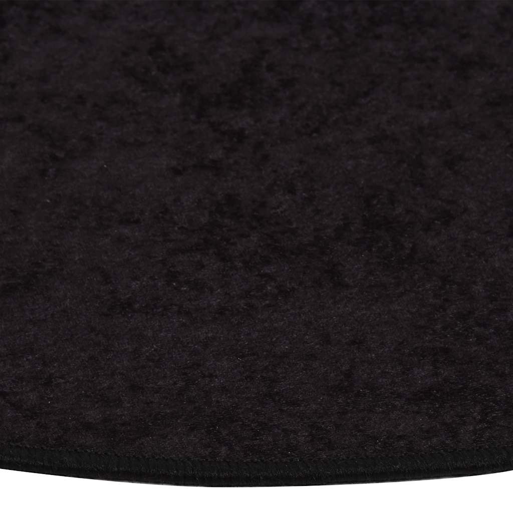 Tappeto vidaxl lavabile antiscivolo Ø120 cm color antracite