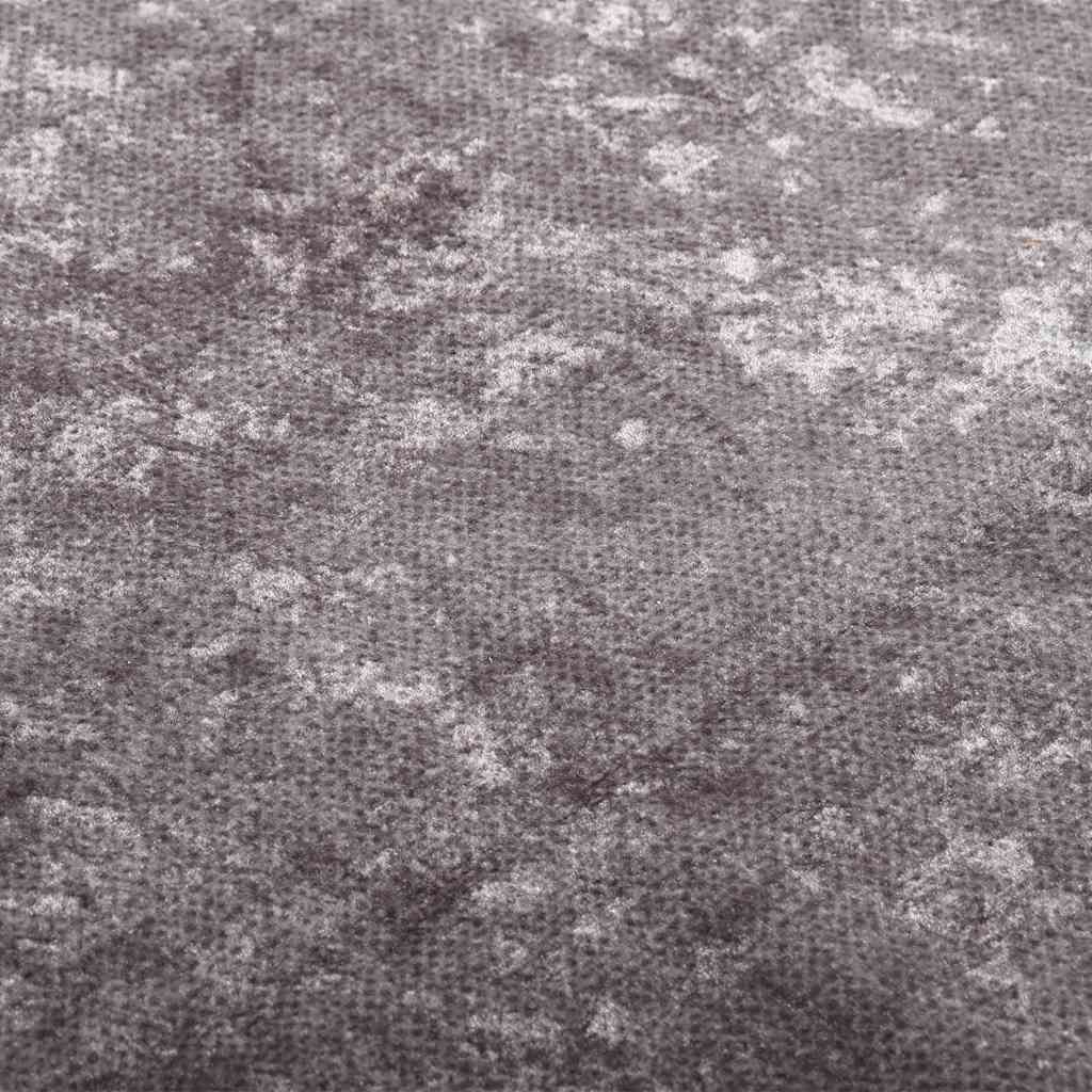 RUG VIDAXL Lavable Anti-Slip 160x230 cm de gris