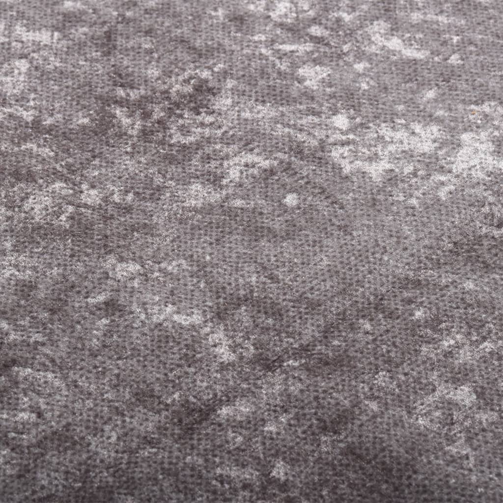 Tappeto vidaxl lavabile anti-slip 190x300 cm grigio