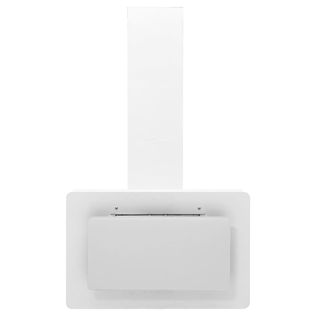 Cappuccio di estrattore per pareti Vidaxl 60 cm in acciaio inossidabile e bianco temprato