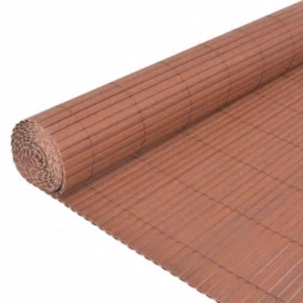 Vidaxl Garden Fencing Doble -lados de 110x500 cm de marrón