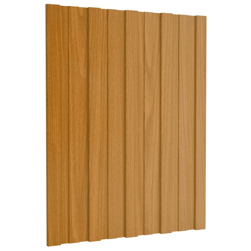 Pannelli del tetto Vidaxl 36 ST 60x45 cm colorato in acciaio galvanizzato