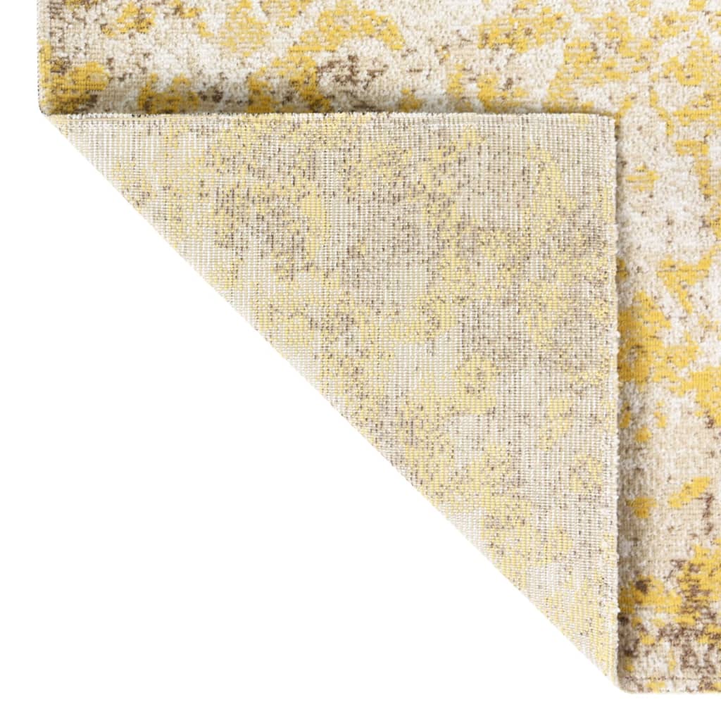 Vidaxl Rug Flat Woven 80x250 cm Amarillo