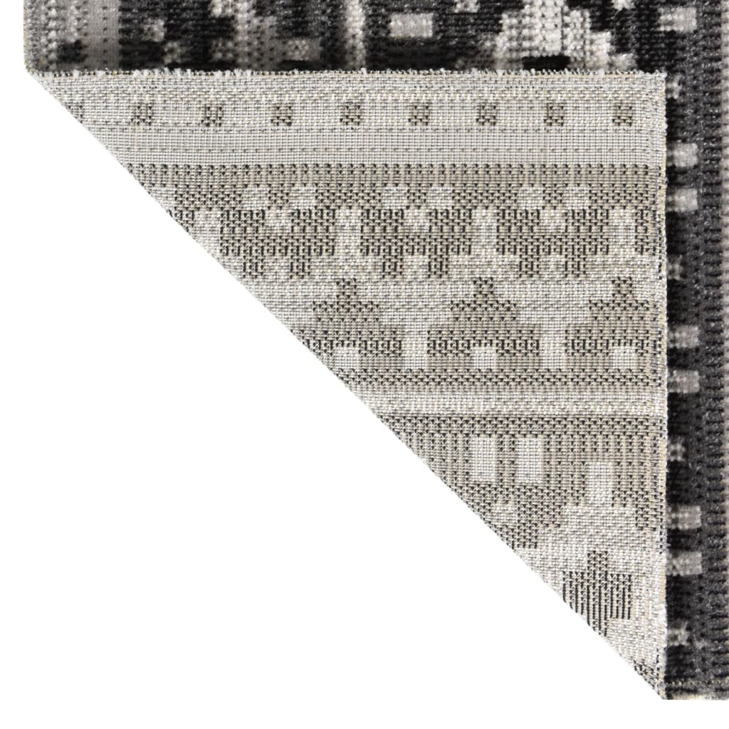 Vidaxl Outside Rug Flat Woven 80x150 cm de gris oscuro