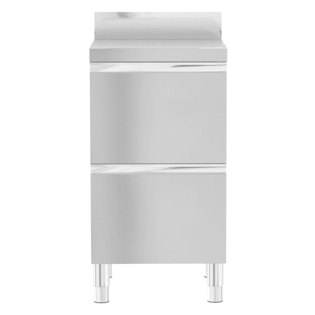 VIDAXL CARCHETTI DELLA CUSCINE COMMERCIALE ACCIAIO IN INSOLESS