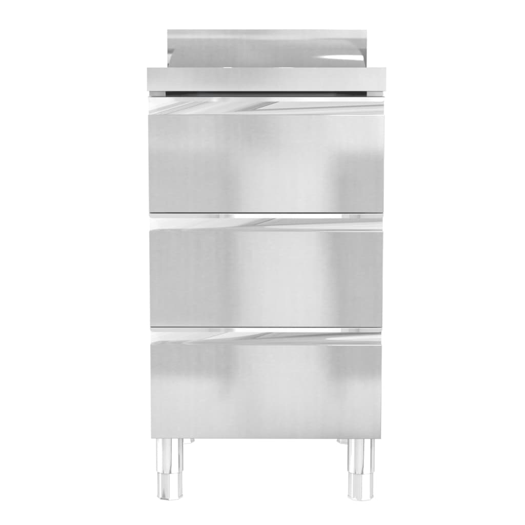 VIDAXL CARCHETTI DELLA CUSCINE COMMERCIALE ACCIAIO IN INSOLESS