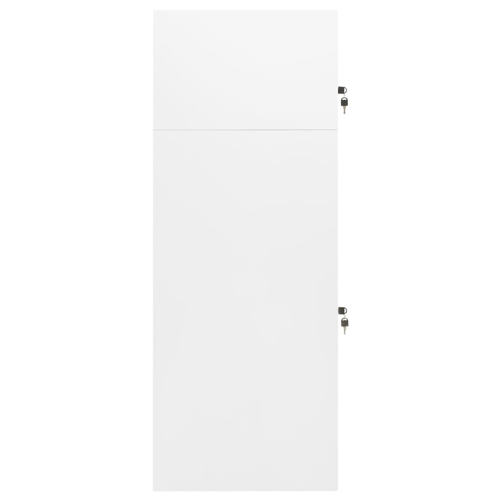 VIDAXL SELLA SELLA 53X53X140 CM Acciaio bianco