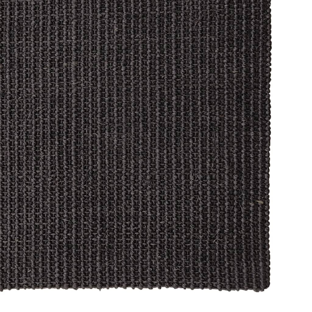 Vidaxl tappeto 66x350 cm Nera naturale