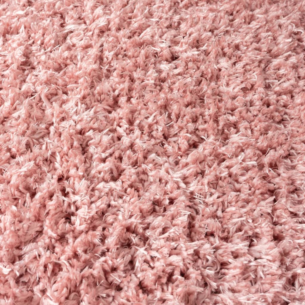 VIDAXL RUAM SHAGGY High Pile 50 mm 160x230 cm Pink