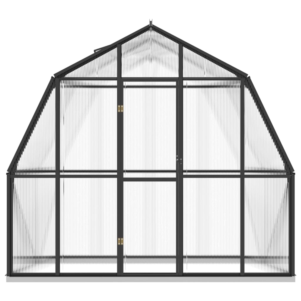 Vidaxl Greenhouse con telaio di base 3,3 m² Aluminio antracite -colorato