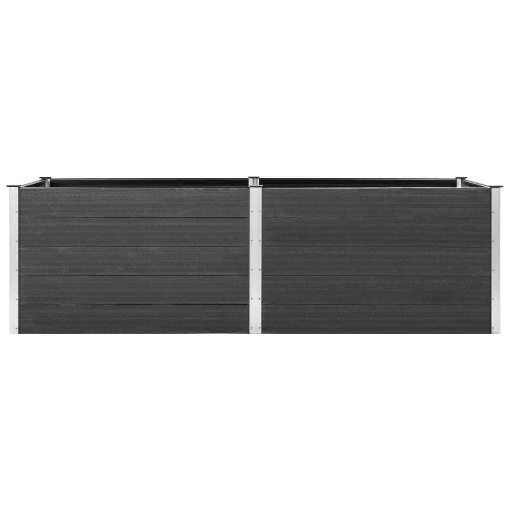 Vidaxl Planter recaudado 200x50x91 cm HKC Gray