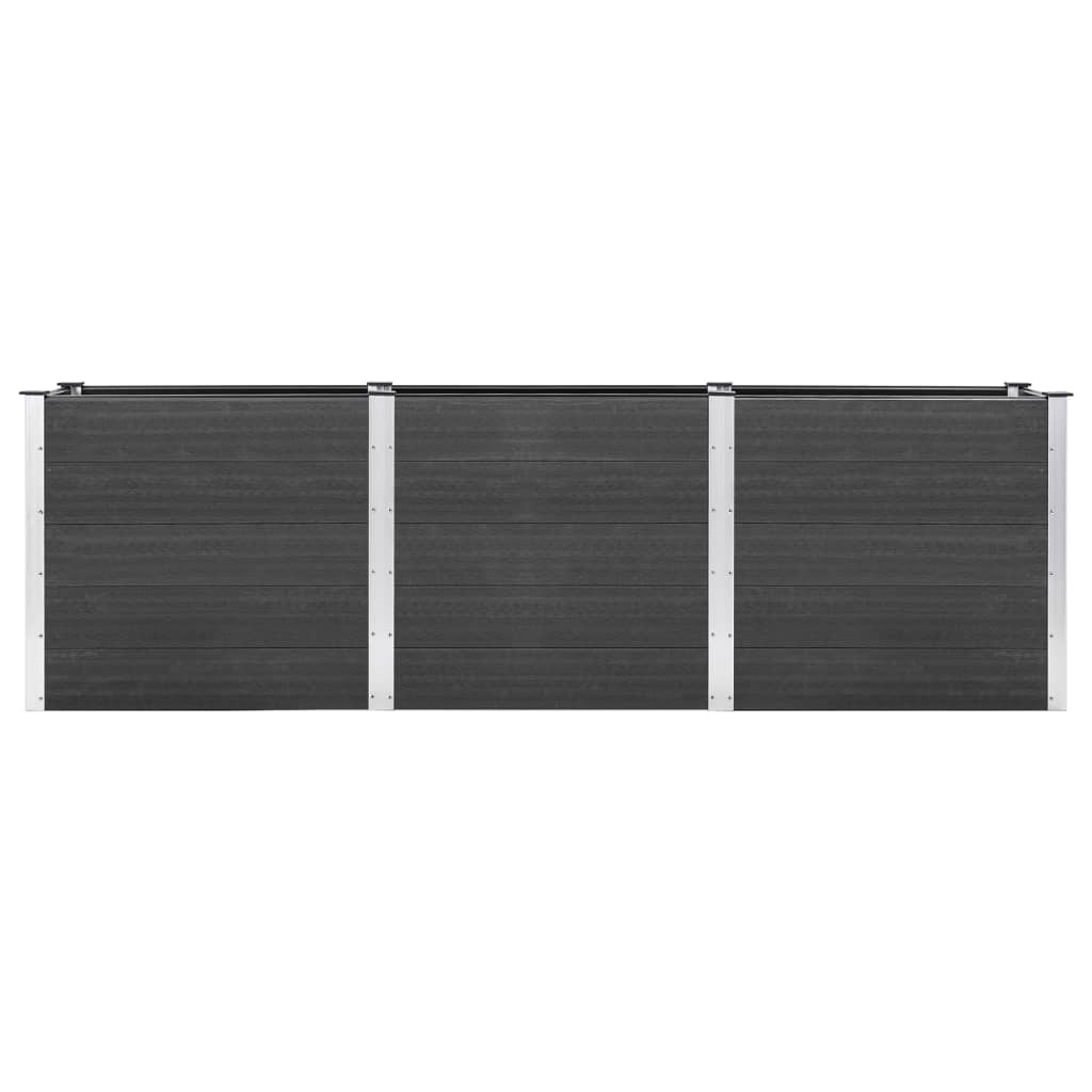 Vidaxl Planning Box elevado 300x100x91 cm HKC Gray