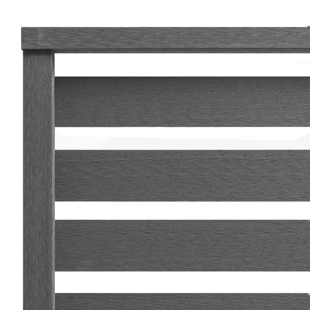 Panel de valla Vidaxl 180x180 cm HKC Gray