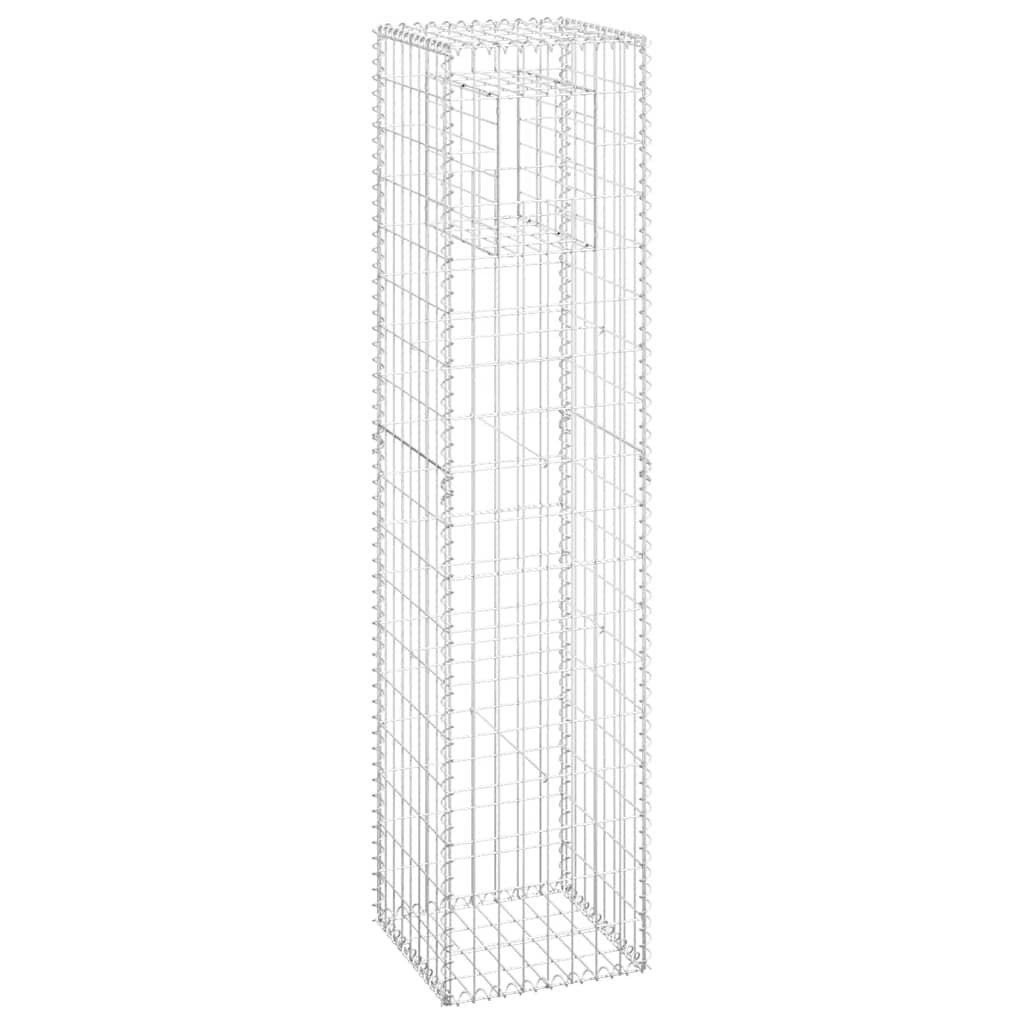 Pali per gabbioni Vidaxx 2 pz 40x40x180 cm in ferro