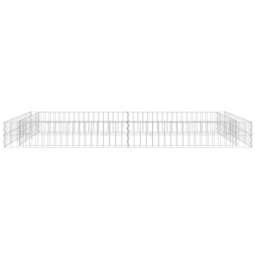 Vidaxl Gabion Fiorter ha raccolto acciaio zincato 200x100x20 cm