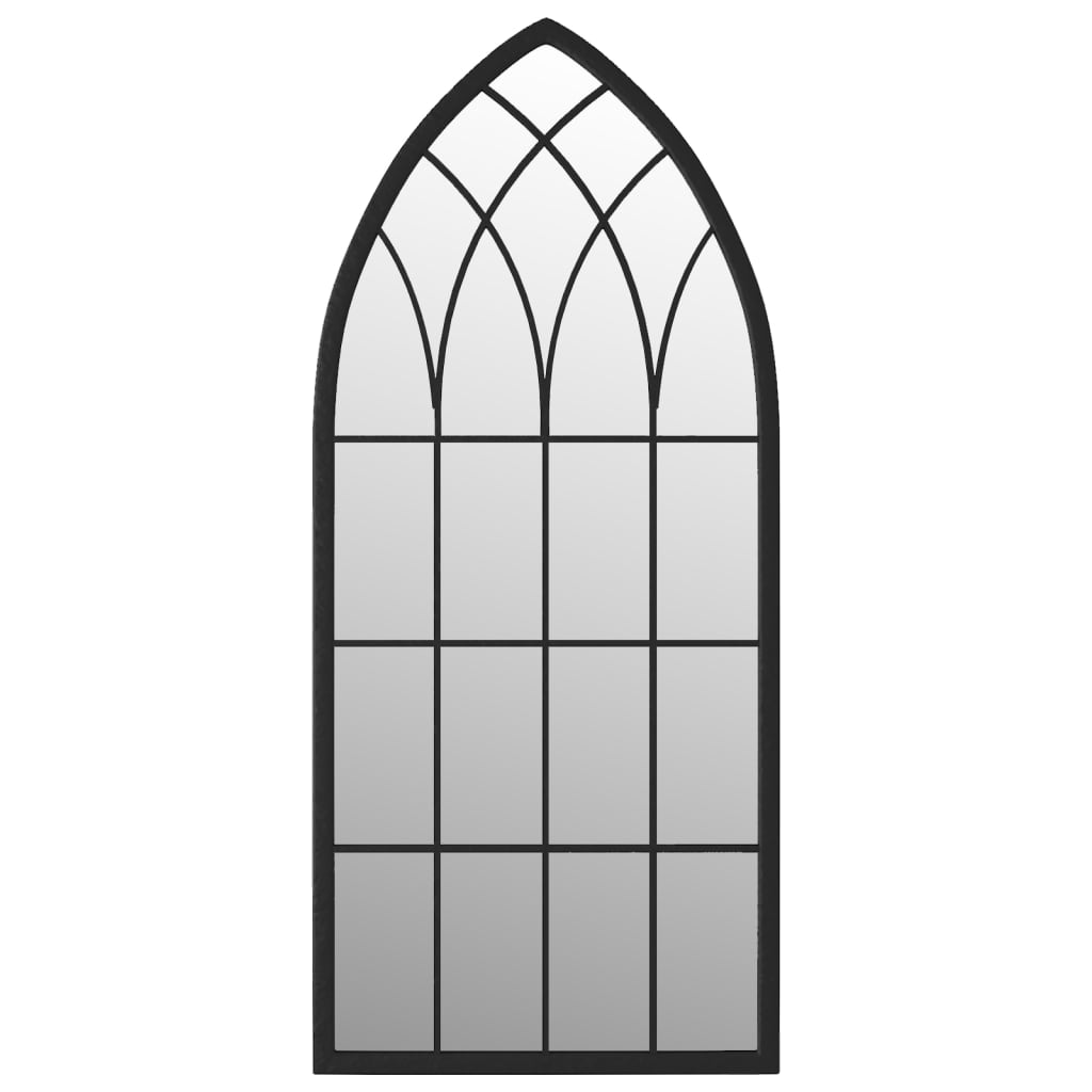 Vidaxl Garden Mirror 100x45 cm Iron Black