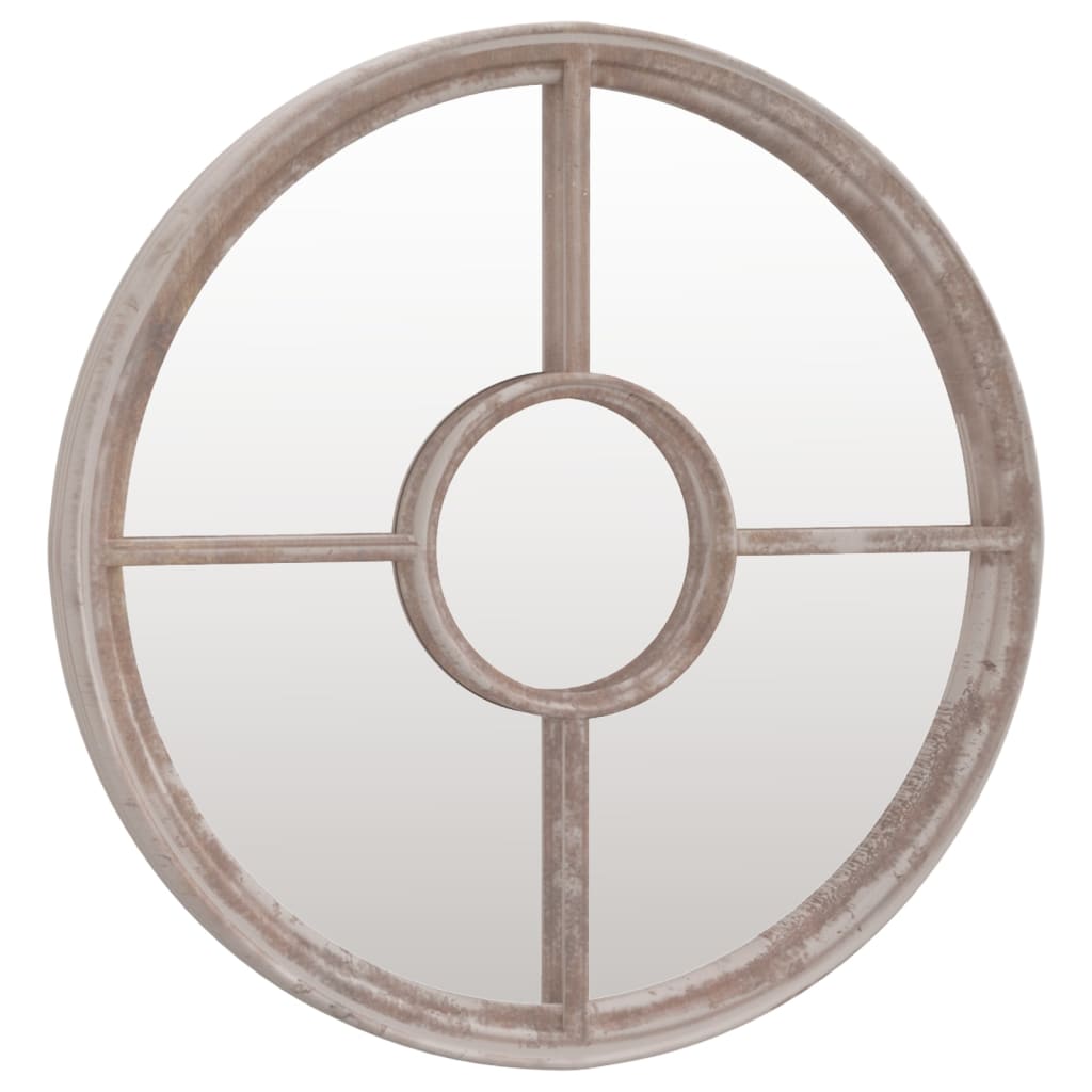 Vidaxl Garden Mirror alrededor de 60x4 cm de arena de hierro