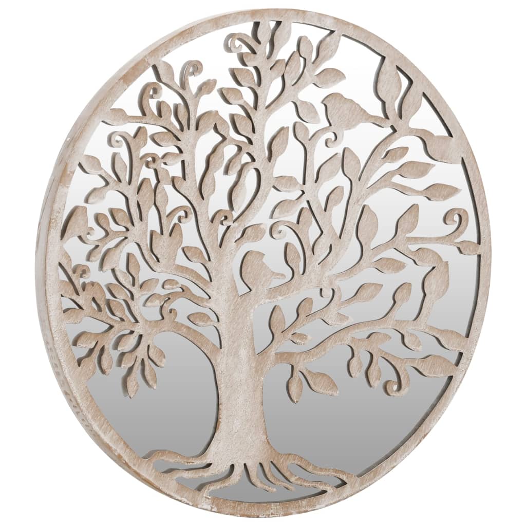Vidaxl Garden Mirror alrededor de 40x2.5 cm de arena de hierro