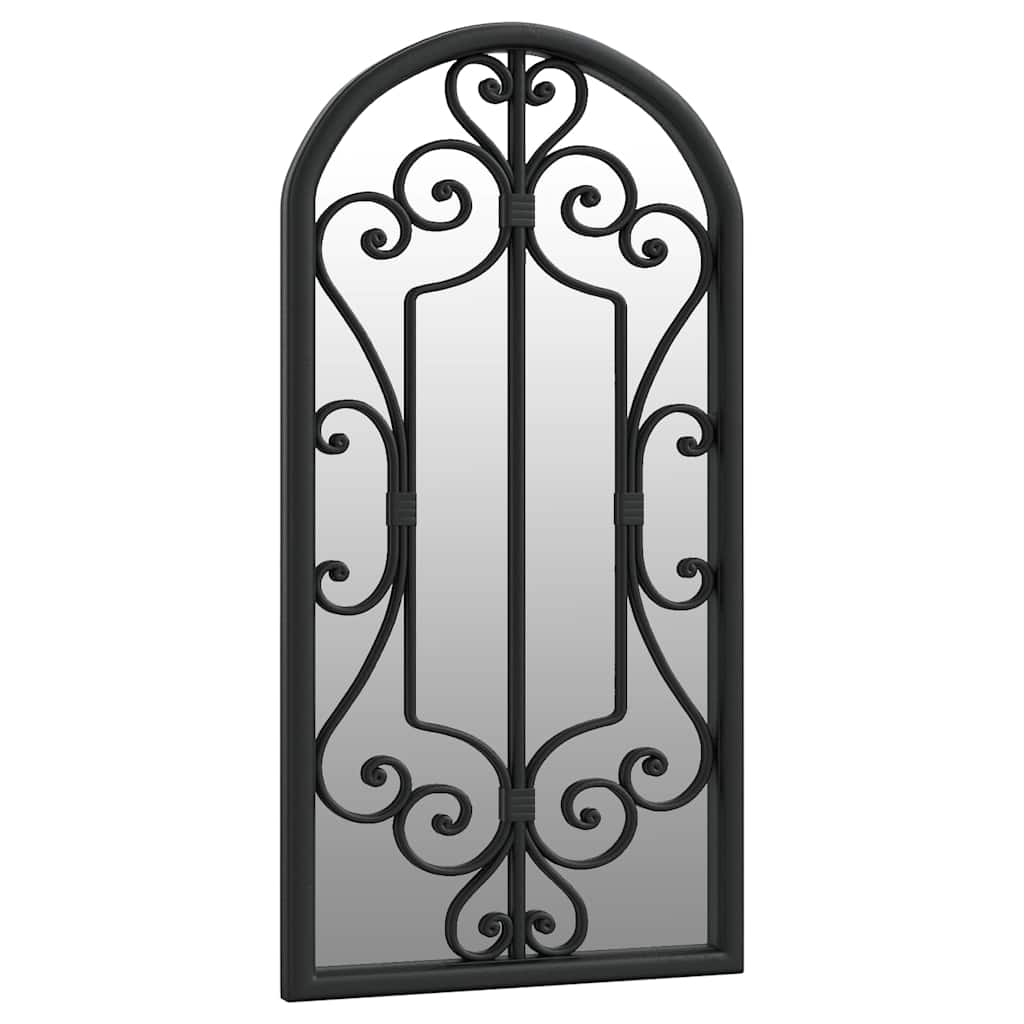 Vidaxl Garden Mirror 70x30 cm Iron Black