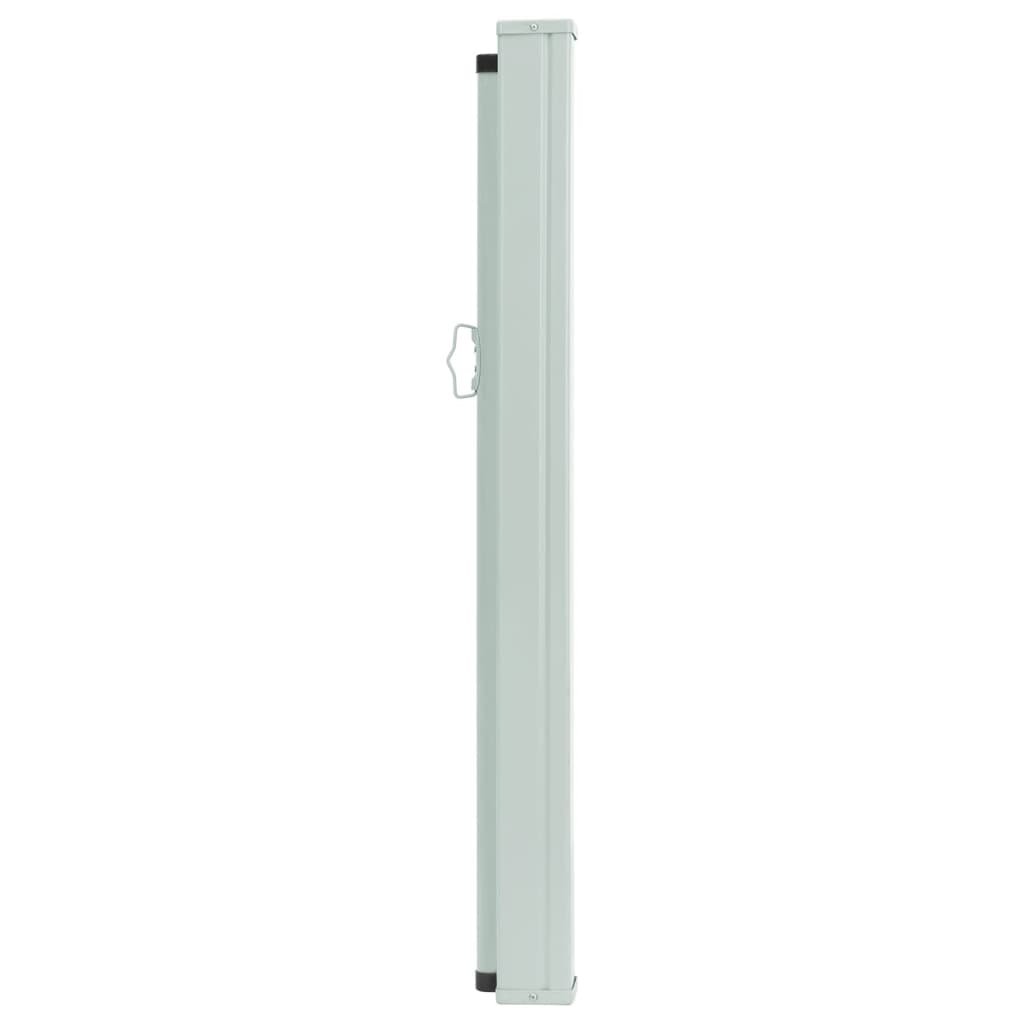Schermo del giardino Vidaxl estendibile 117x500 cm nero