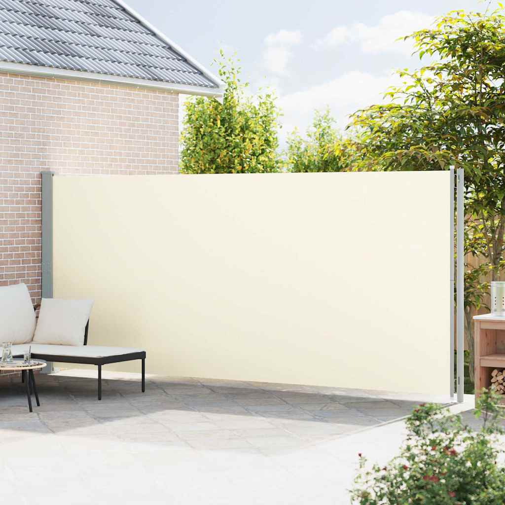Vidaxl Garden Screen Extendable 200x600 cm Cream