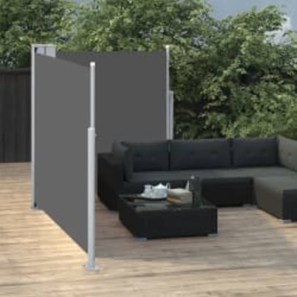 VIDAXL Parature estendibile da 160x600 cm antracite
