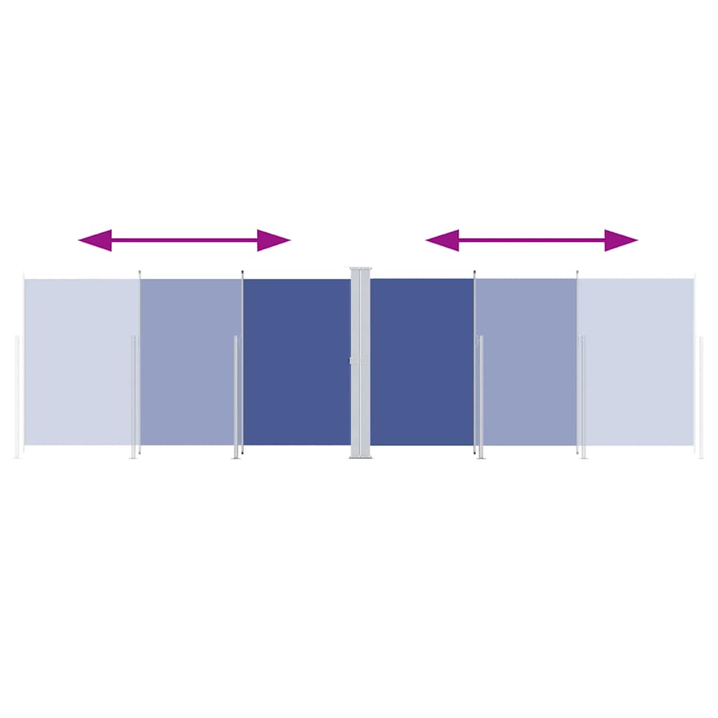 Parabrisas Vidaxl extensible 180x600 cm azul