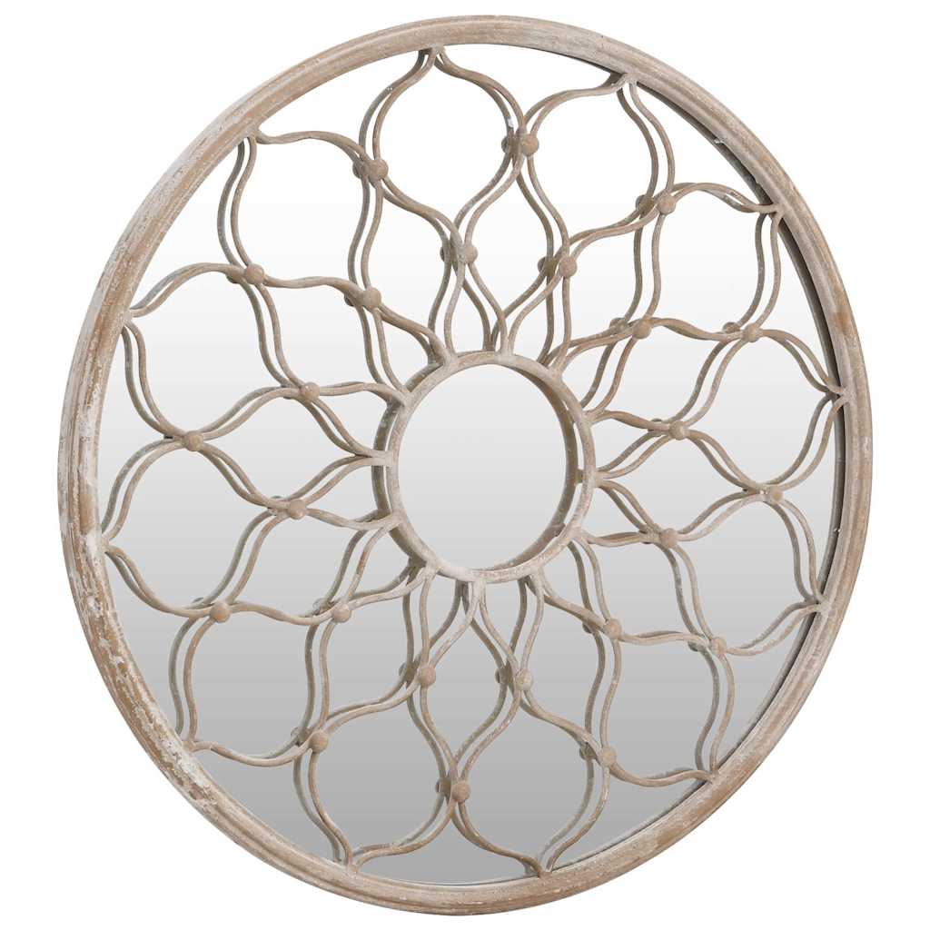 Vidaxl Mirror alrededor de 40x3 cm de arena de hierro