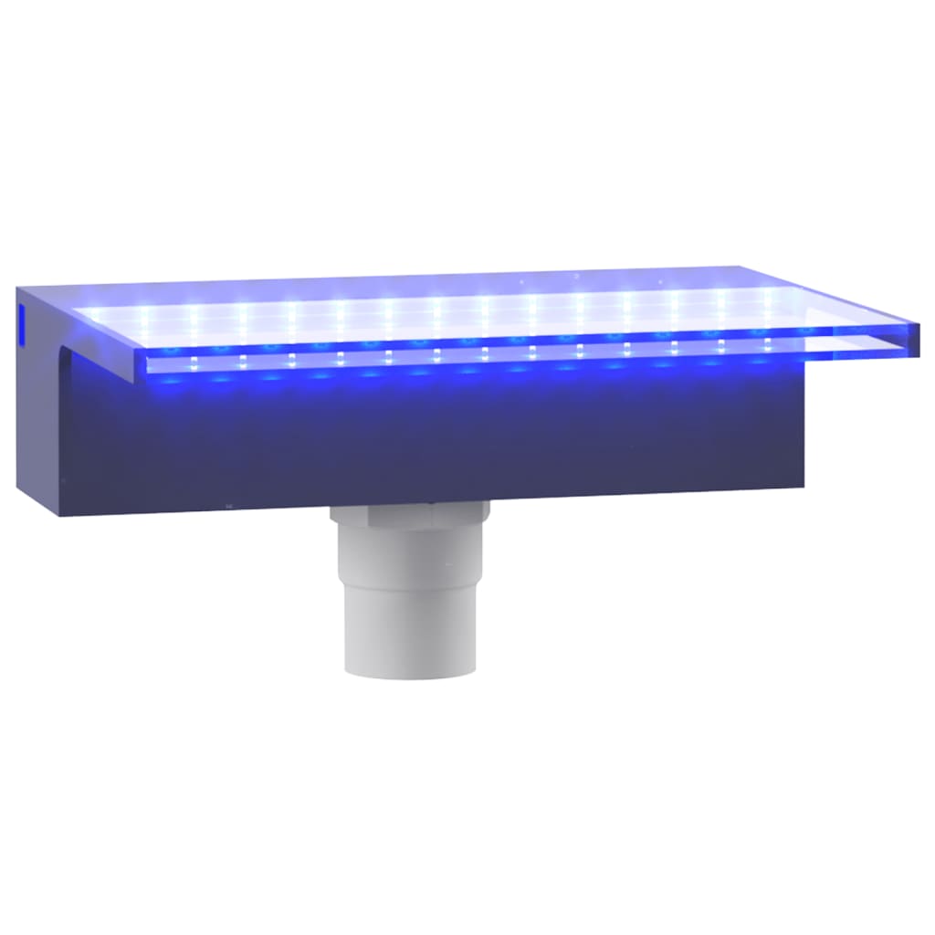 Vidaxl Waterfall Overde con LED RGB 30 cm acrilico