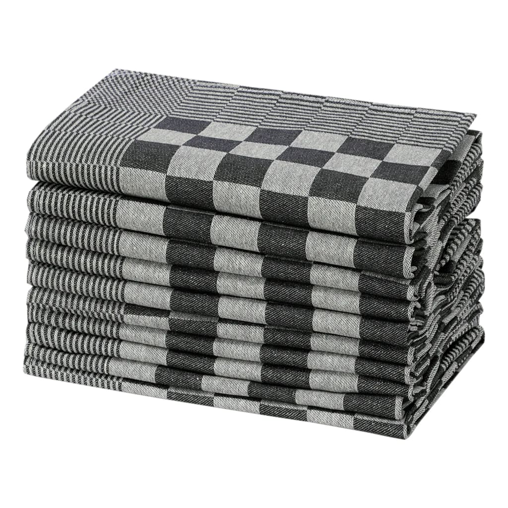 VIDAXL CANDO CUSCINE 20 ST 50x70 cm di cotone bianco e nero