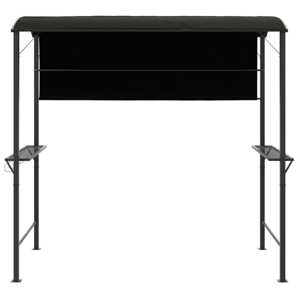 Arbor Vidaxl con techo 220x110x200 cm de antracita