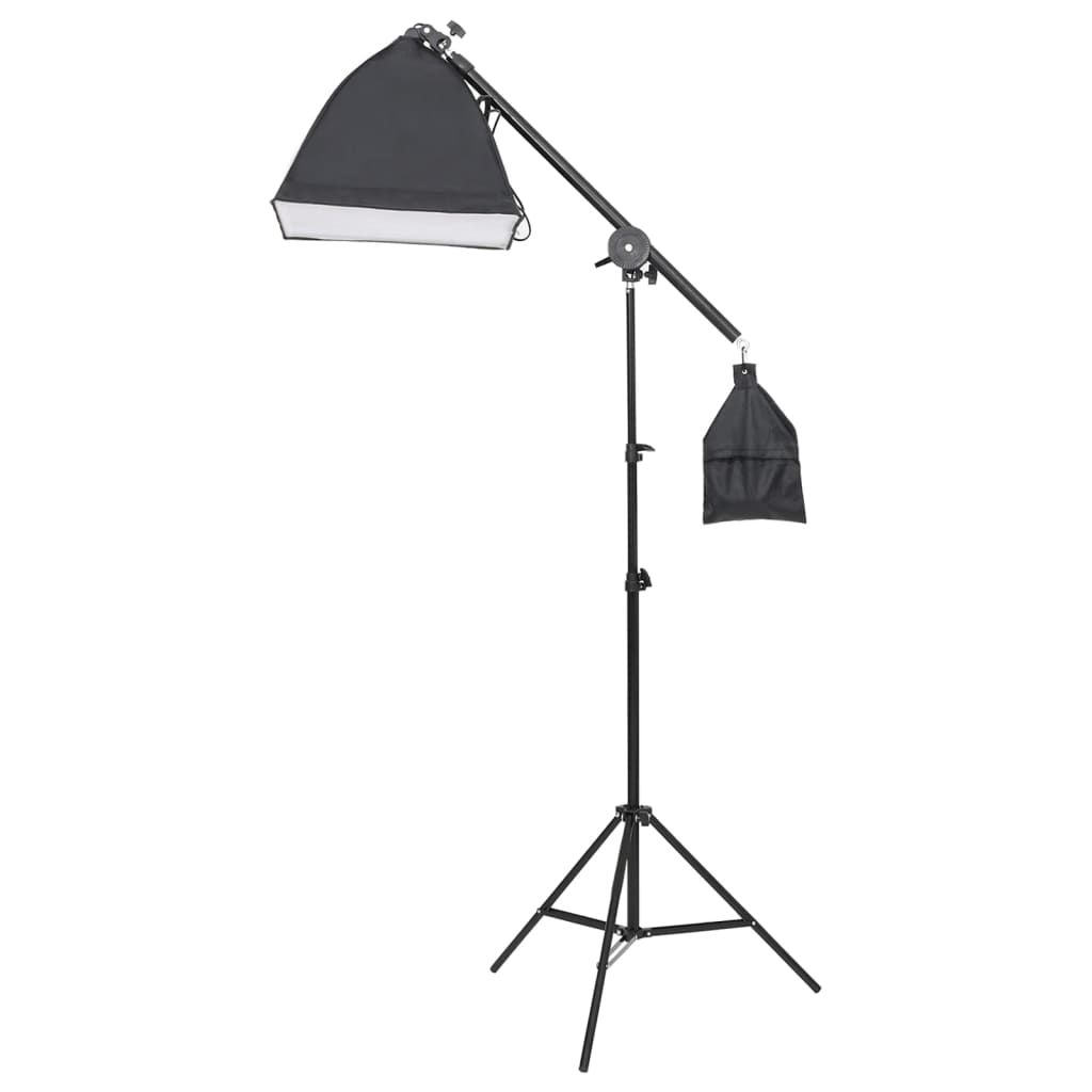 Vidaxl Photo Studio Conjunto de iluminación, fondo y reflector
