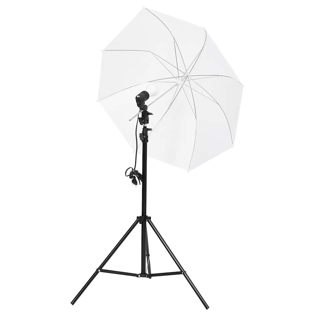 Vidaxl Photo Studio Set con set di illuminazione, sfondo e riflettore