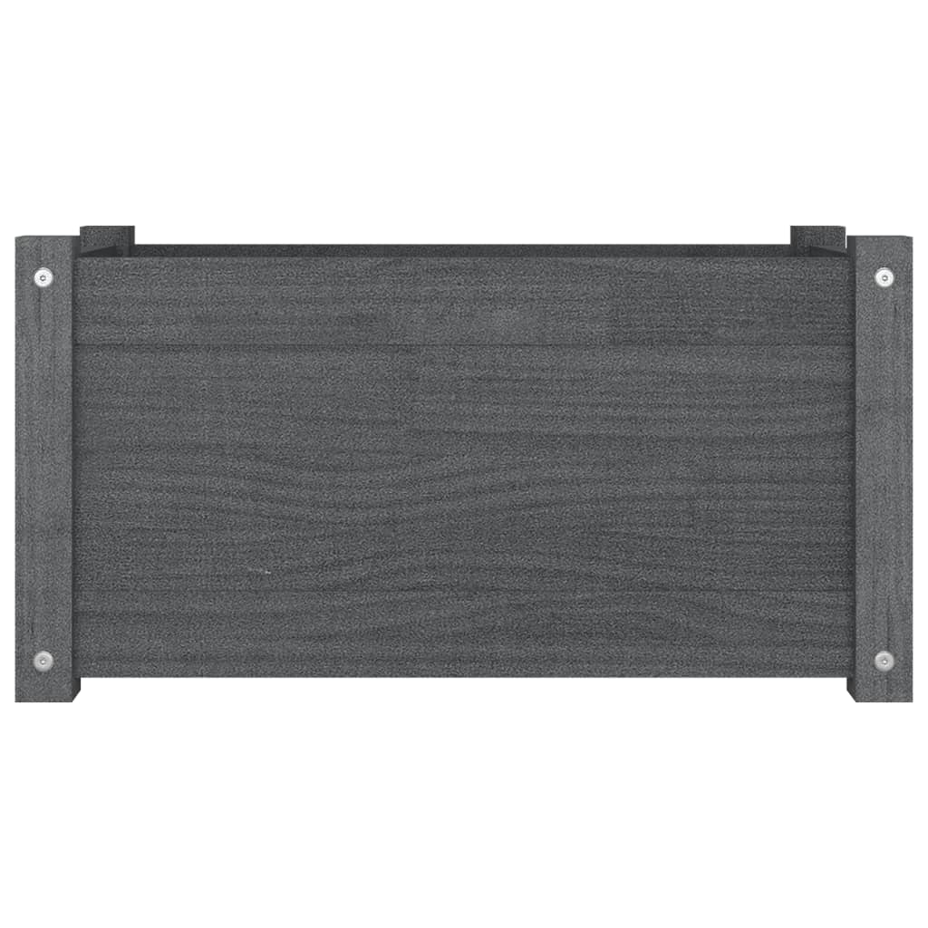 Vidaxl Planning Box 60x31x31 cm Solid Pine Gray