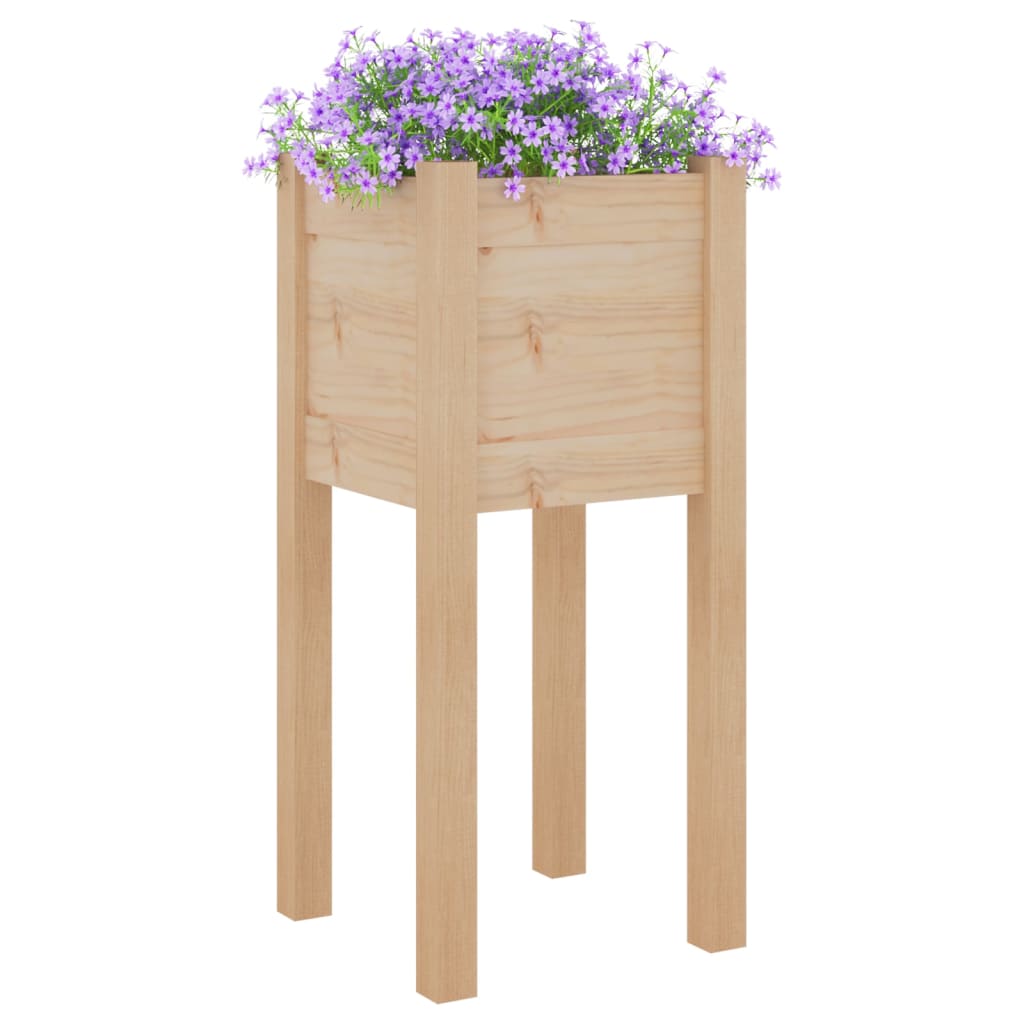 Vidaxl Fioter 2 PCS 31x31x70 cm Pinna solida