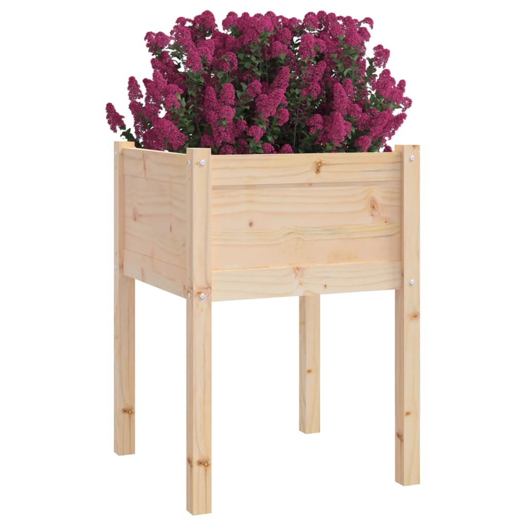Plantadores Vidaxl 2 ST 50X50X70 CM SOLID PINE