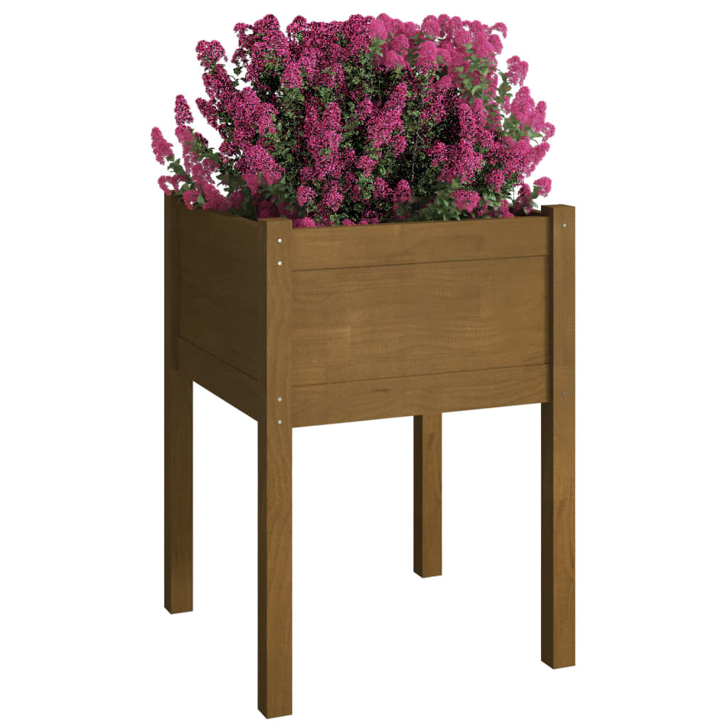 Vidaxl PlantBaken 2 PCS 50x50x70 cm de pino sólido marrón